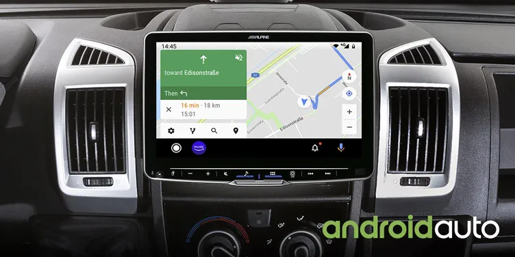 Alpine iLX-F905DU Wide Entertainment & Online Navigation Options