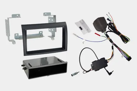Alpine INE-F904DU Custom-fit frame and installation brackets for Fiat Ducato 3 and related caravans included