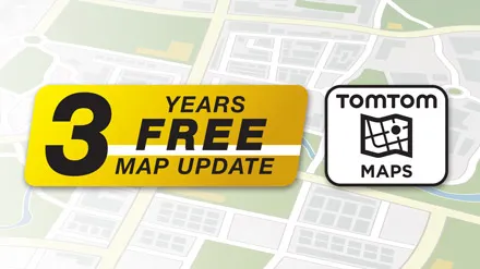 3 Years Free-Of-Charge Map Updates