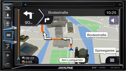 Built-in Navigation for Motorhomes, Campervans and Trucks