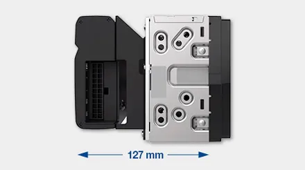 Alpine KTA-450 Power Pack Power stacked with the iLX-W650BT