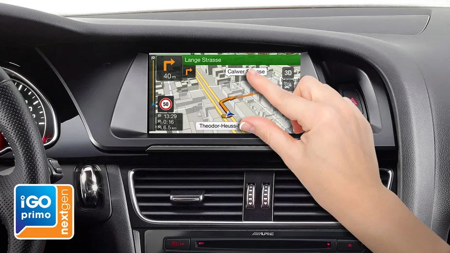 Built-in iGo Primo NextGen Navigation