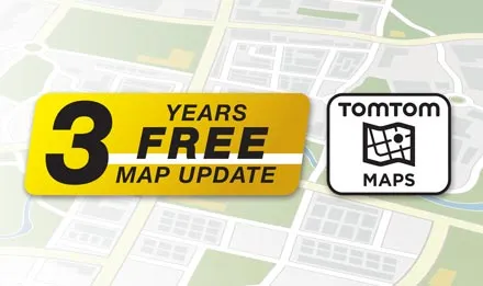 TomTom Maps with 3 Years Free-of-charge updates