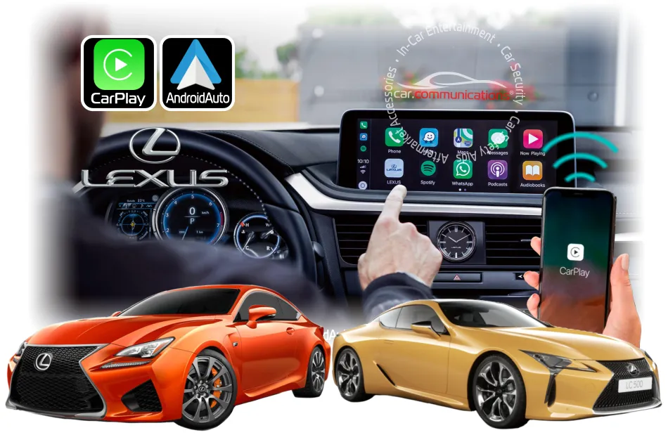 Lexus retrofit Apple Carplay interface solution