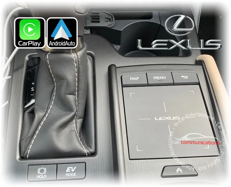Lexus Large Touchpad Menu Interface