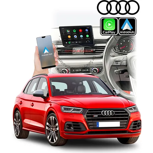 Audi Q5 & Audi SQ5 FY - MIB2 7 inch non-touch screen - Audi Android Auto integration Retrofit Upgrade