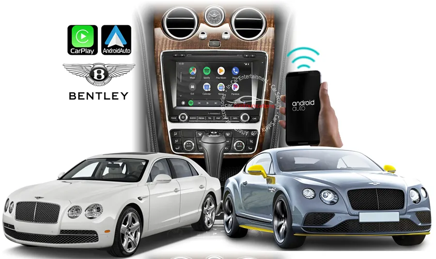 Bentley Continental GT & Bentley Continental Flying Spur Retrofit Android Auto