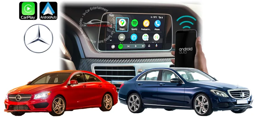 Mercedes Benz NTG 4.5 & 4.7 retrofit  Android Auto