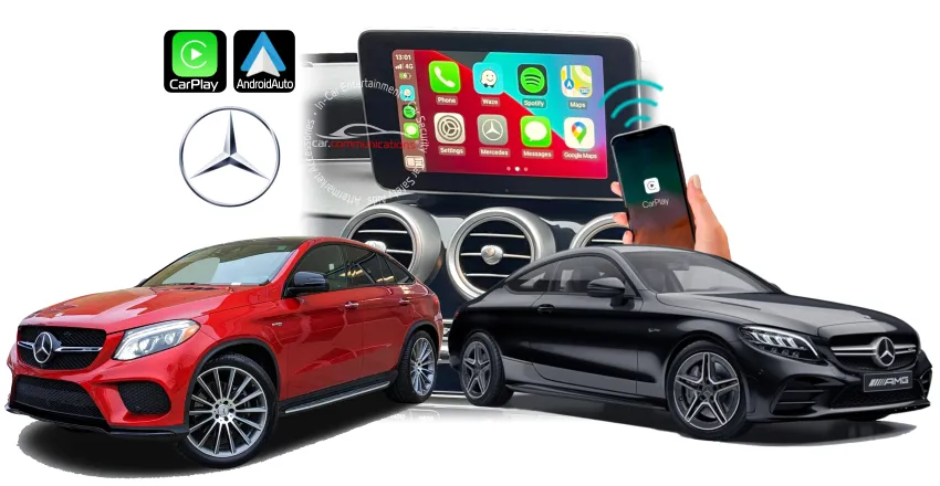 Mercedes Benz NTG 5.0, 5.1, 5.2 retrofit Apple Carplay