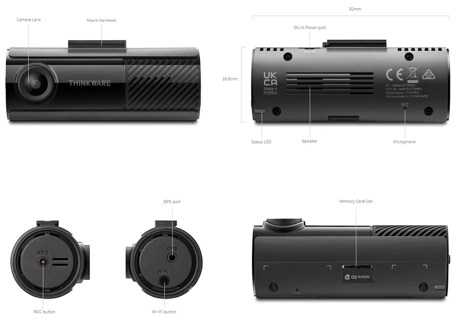 Thinkware F70 Pro Specifications