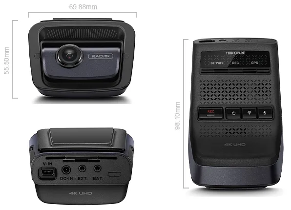 Thinkware U3000 Dimensions