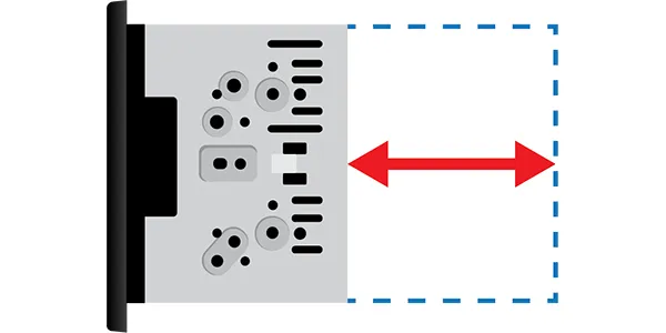 Kenwood DMX129BT Short Chassis Design