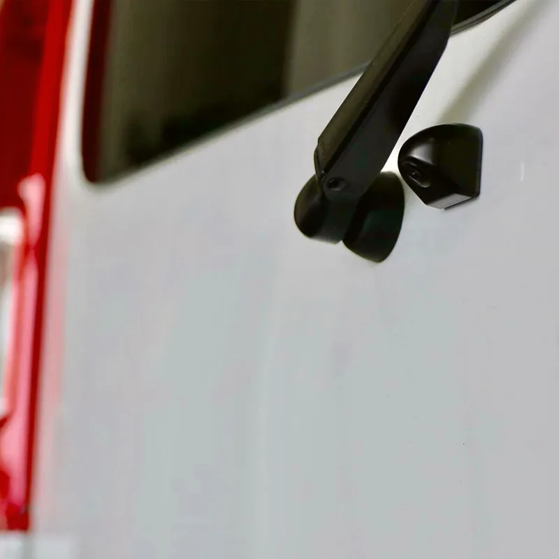 Ampire-KCR802-W-NTSC-Rear-view-camera-mounted