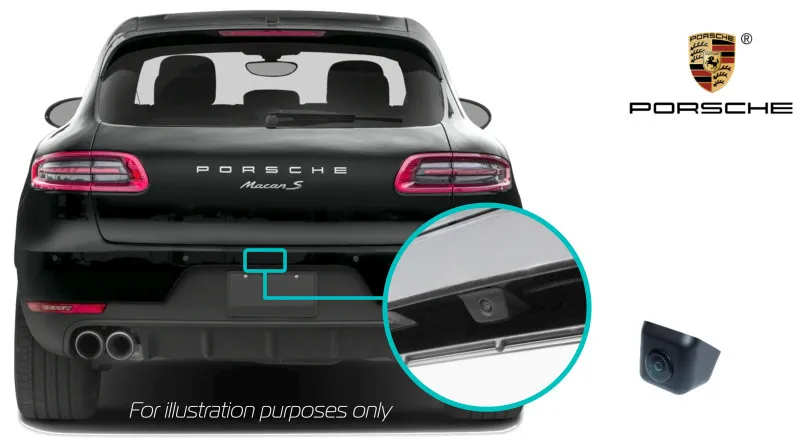 Porsche Macan 95B Genuine Retrofit Reversing Rear View Camera PCM 3.1