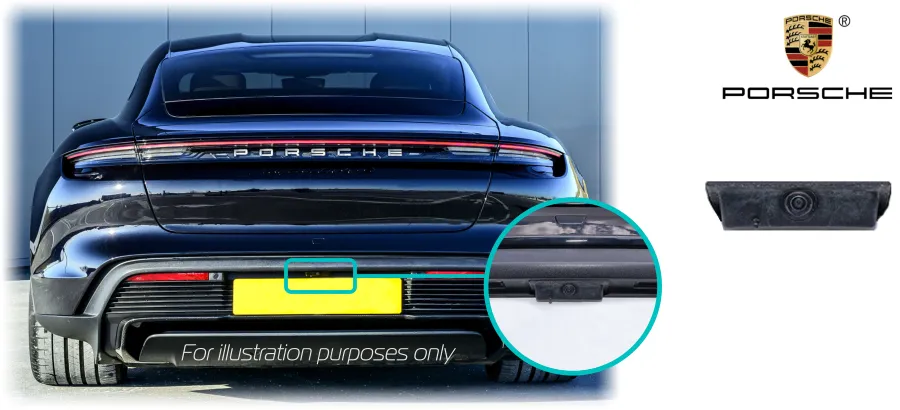 Porsche Taycan Y1A PCM 6.0 Reversing Rear View Camera