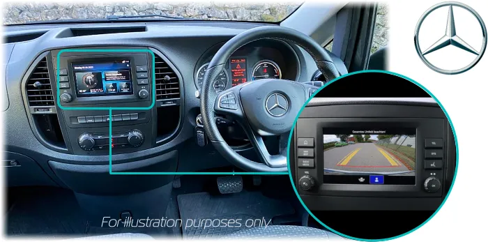 Mercedes Benz Vito & Evito Genuine Reversing Camera Kit - Code FR8