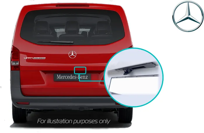 Mercedes Benz Vito & Evito Genuine Reversing Camera Kit - Camera Code FR8