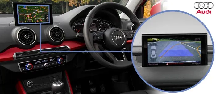 A3 reversing camera screen