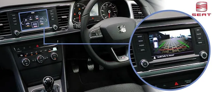 A3 reversing camera screen