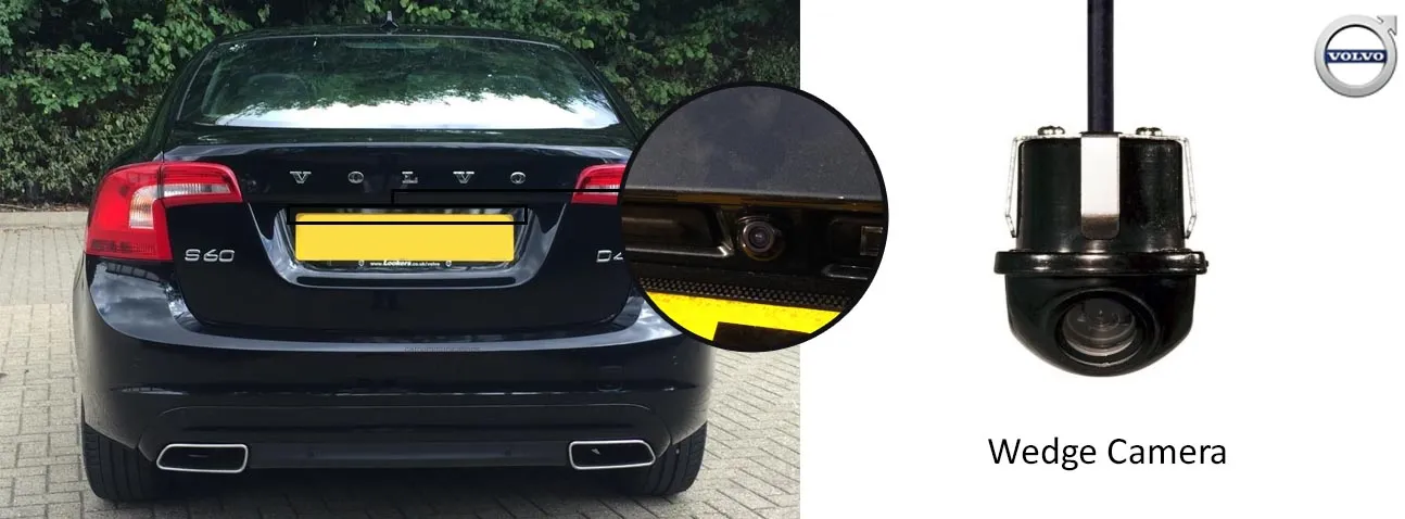 V40 reversing rear view wedge camera