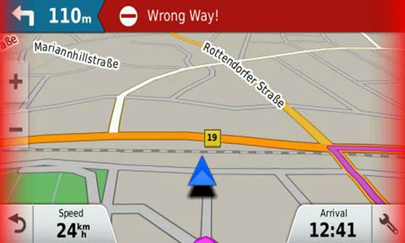Garmin Map Warnings
