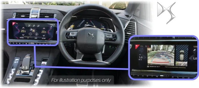 DS Automobiles DS7 IVI system reversing camera kit screen