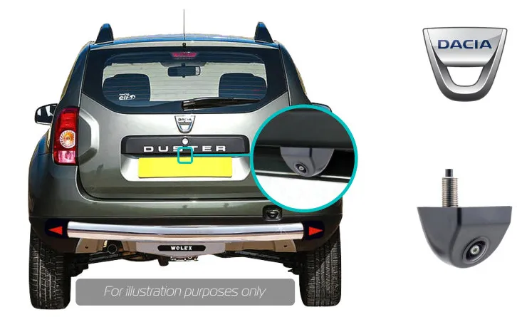 Dacia Duster Rear view reversing camera 