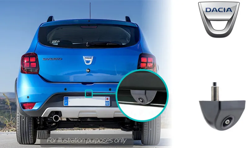Dacia Duster Rear view reversing camera 