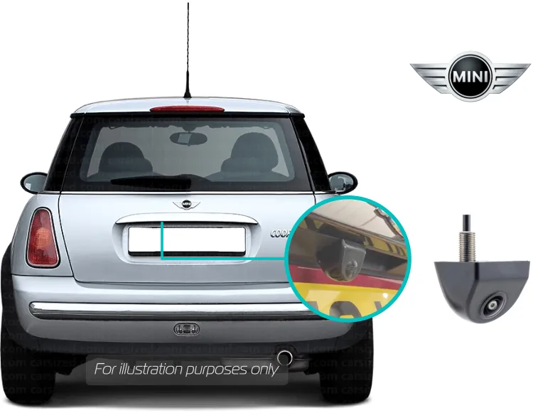 MINI CIC Rear View Reversing Camera Kit Solution, camera