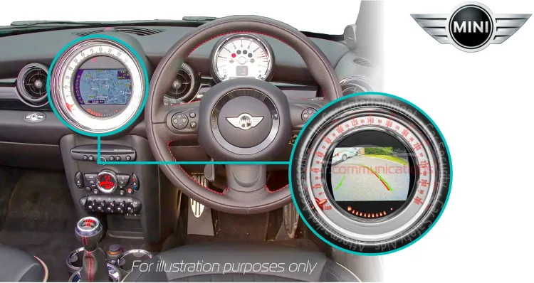 MINI CIC Rear View Reversing Camera Kit Solution, CIC Screen
