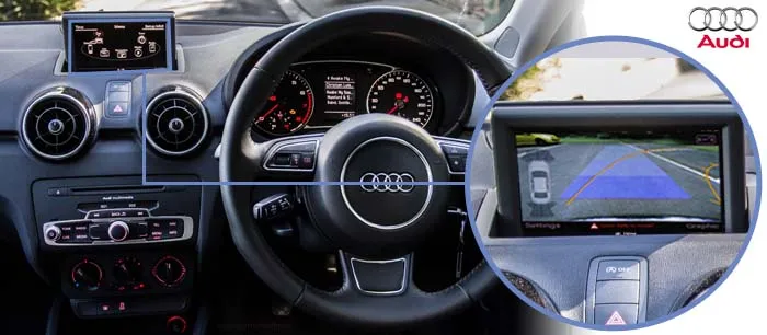A3 reversing camera screen