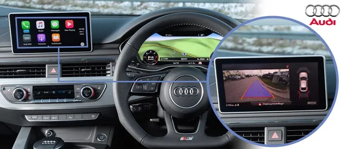 A5 reversing camera screen