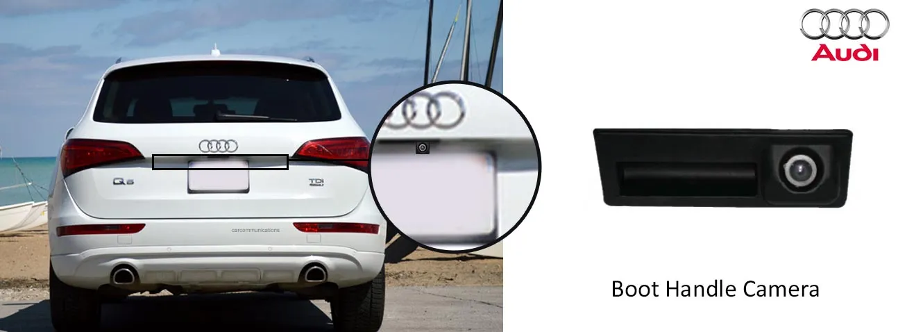 Q5 reversing rear view wedge camera