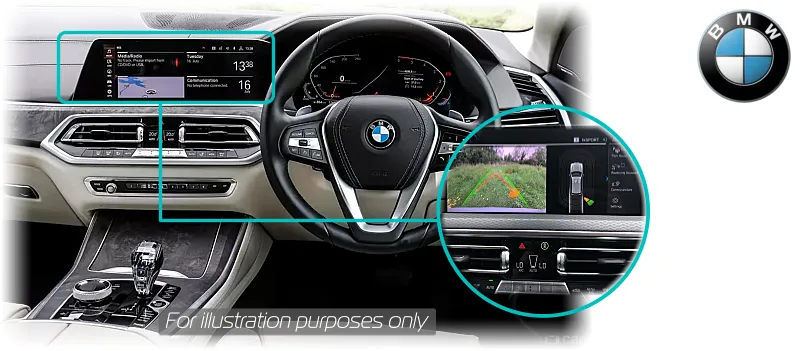 BMW X5 G05 Reversing Rear View Camera Screen MGU NBT EVO ID7
