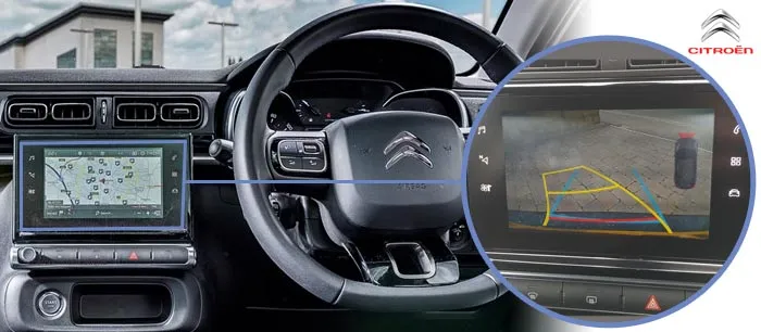 C3 reversing camera screen