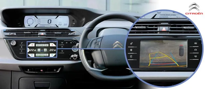 C4 reversing camera screen