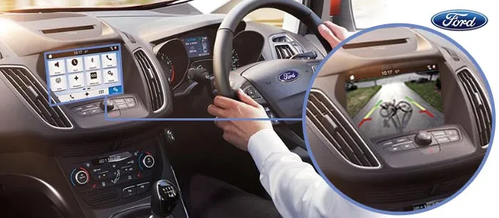 ford c-max focus reversing camera screen