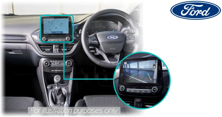 Ford Puma Reversing Camera Kit Solution Ford Sync 2.5 Dynamic Guidelines