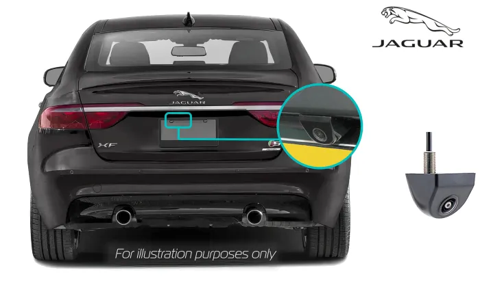 Jaguar XF Gen4 rear view reversing camera kit solution - camera