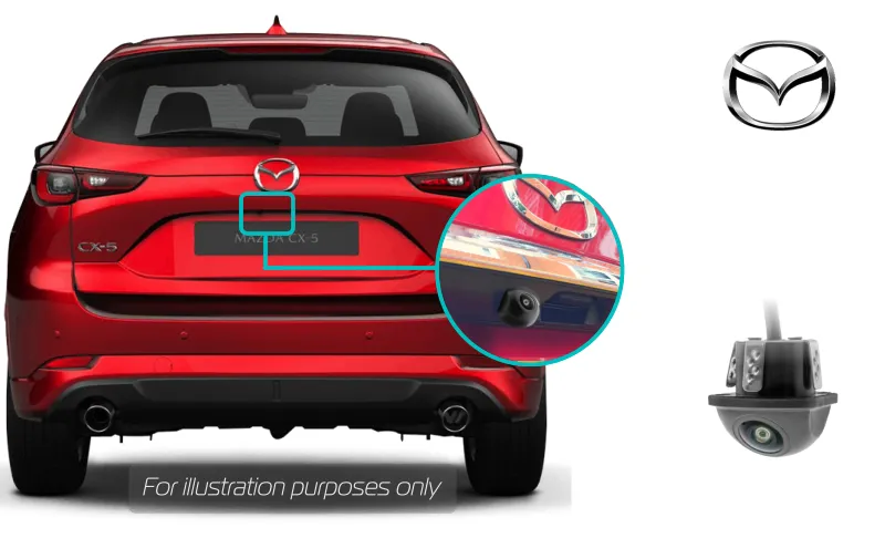 Mazda CX-5 reversing rear view camera kit - camera