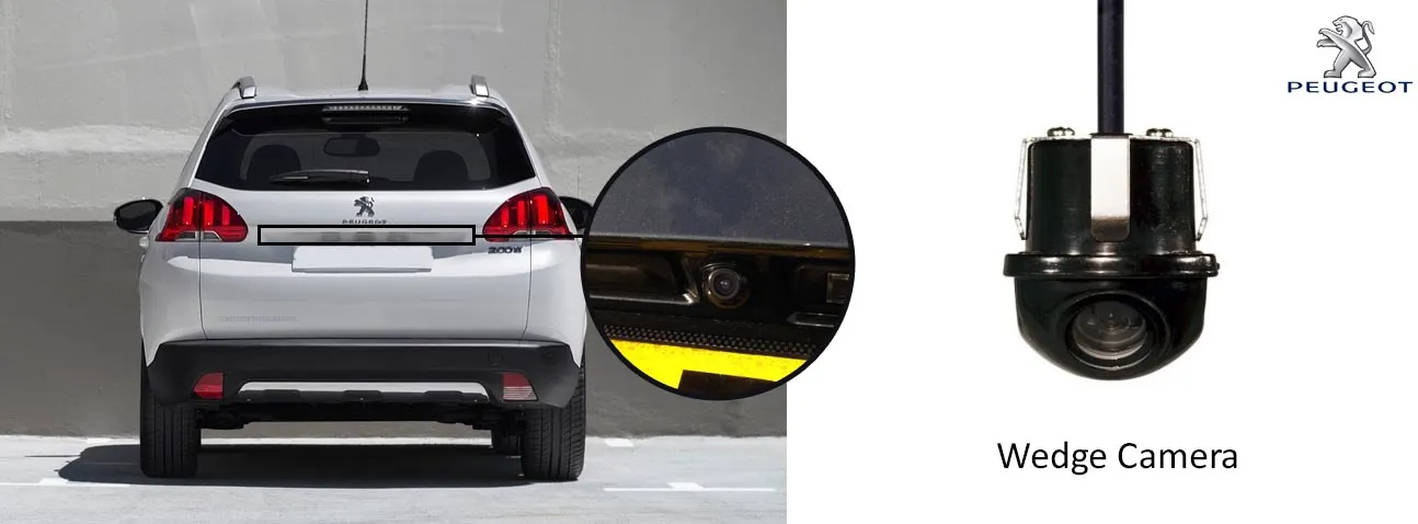 2008 reversing rear view wedge camera