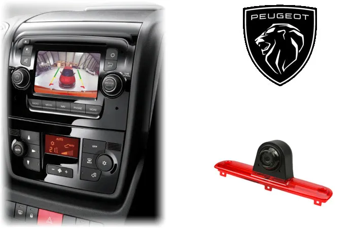 Peugeot Boxer rear view camera kit solution with Brake Light camera