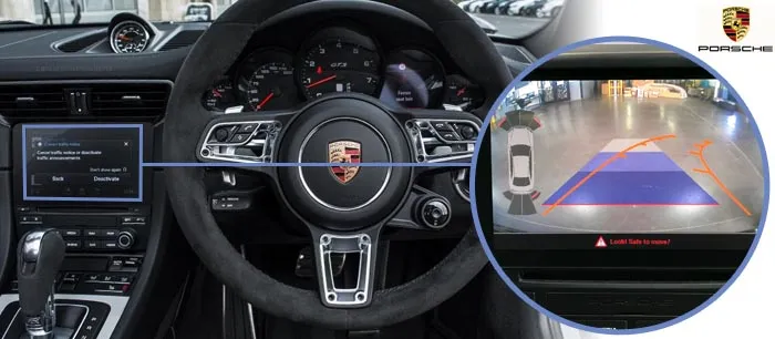 911 reversing camera screen