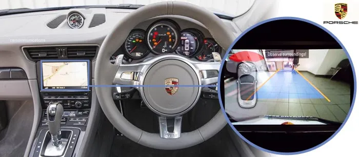 911 reversing camera screen