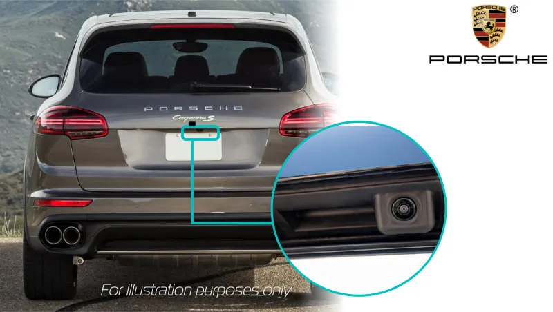 Porsche_Cayenne_Genuine-Reversing_Rear_View_Camera_PCM_4.0_Boot-Handle-Camera