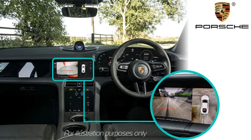 Porsche_Taycan_Reversing_Rear_View_Camera_PCM_5.0_Dash