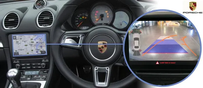 Boxster reversing camera screen