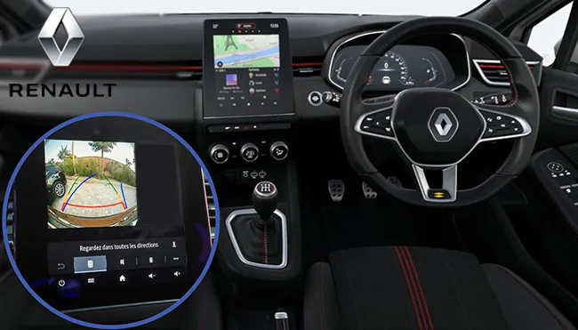 Clio reversing camera screen