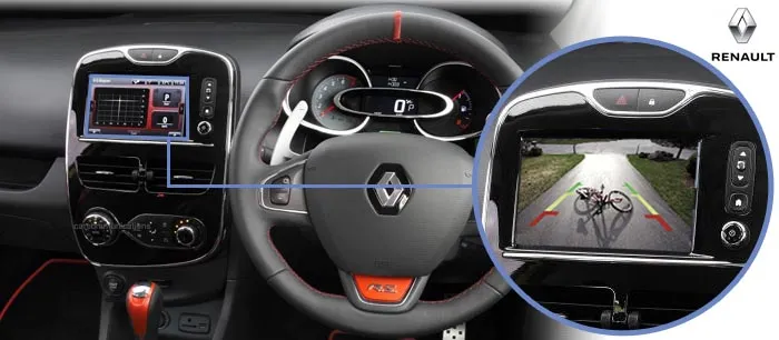 Clio reversing camera screen