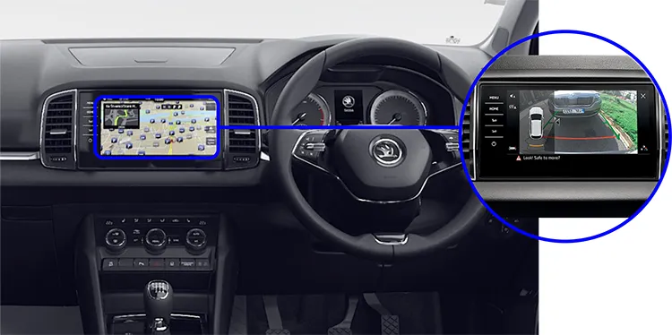 Skoda-Karoq-retrofit-rear-view-camera-kit-solution